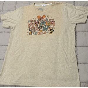 Disney T Shirt- Drink Around the World - Large